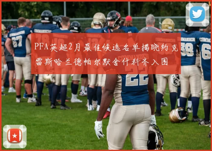 PFA英超2月最佳候选名单揭晓约克雷斯哈兰德帕尔默舍什科齐入围